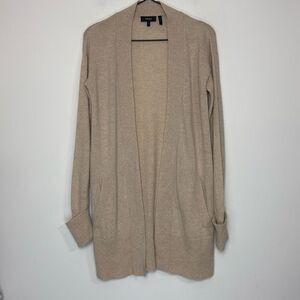 Theory Analiese O Open Front Cashmere Cardigan